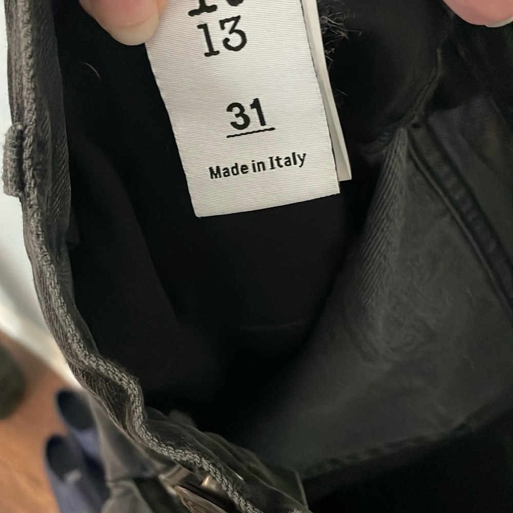 R13 D’Arcy Loose Jean in Wilson Black - Picture 7 of 11